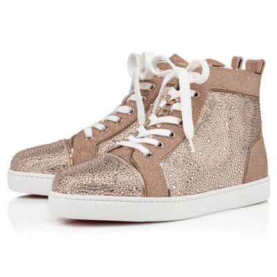 Zapatillas Louis Strass Christian Louboutin Mujer - Beige - 1205178B260